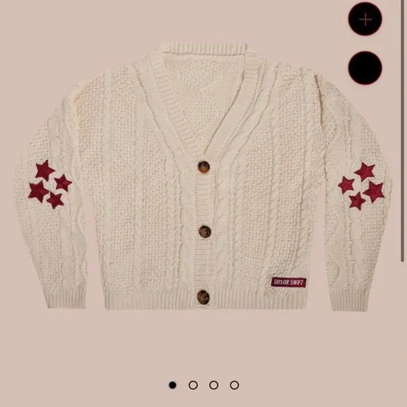 Tops | Taylor Swift Red Cardigan Size Ml Brand New | Poshmark